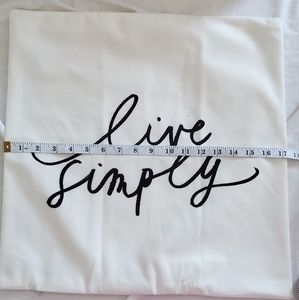 🌼2 for $20: Soft White accent Pillowcase